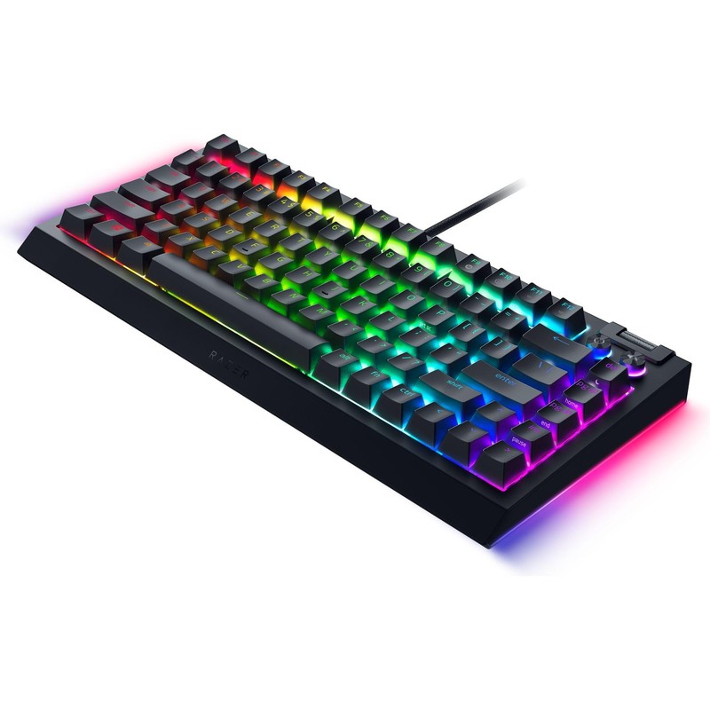 Razer BlackWidow V4 75% Mechanical Gaming Keyboard: Hot-Swappable Design -