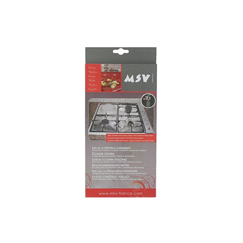 MSV Aluminium Protective Film for Gas Stove, Silver
