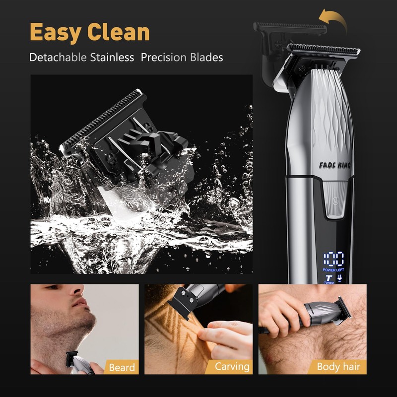 FADEKING® Pro Hair Clipper & Trimmer Set - 2600mAh Cordless