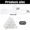 UptVin Pack of 10 Reusable Bra Inserts Cotton, Bra Inserts