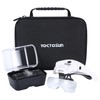 YOCTOSUN Magnifying Glasses with 4 LED Lights, Head Mount Magnifier