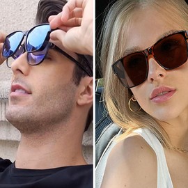 HAOLOTA Over Glasses Sunglasses for Women Men Polarized Square Fit Over Shades for Driving UV Protection