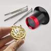 Majatou Watchmaker's Magnifier Aluminum Alloy 10X Eye Loupe Magnifier Repair