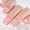 French Tip False Nails - 30PCS Pink False Nails -