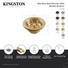 Kingston Brass K111BBB Tacoma Stainless Steel Kitchen Sink Basket Strainer,