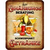 Decorative Tin Sign "Ernährungsberatung" [German Language]