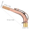 Saxophone Neck Brass for Alto Sax Bend Tube Musical Instrument