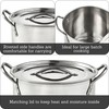 IMUSA USA Stainless Steel Stock Pot 20-Quart, Silver