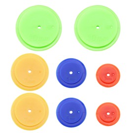 SING F LTD 8Pcs Seam Admission Marker Mix Size Sewing Wheel DIY Sewing Tracing Wheel for Sewing Machine Sewing Crafts DIY Embroidery (Random Color)