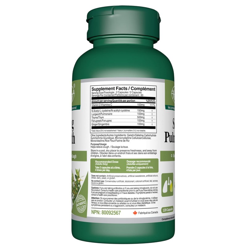VORST Lung Health 120 Capsules | Respiratory Cleanse & Support