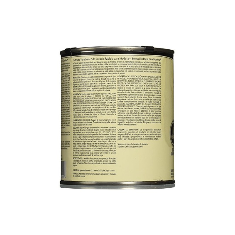 Varathane Premium Fast Dry Wood Stain, Quart, Spring Oak