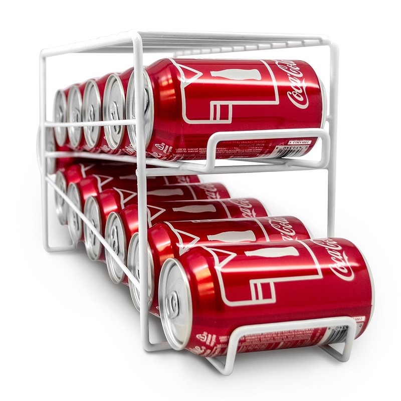 Sorbus Soda Can Rack Beverage Dispenser – Dispenses 12 Standard