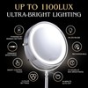 Super Zoom 15X Magnifying Makeup Mirror with Lights - 15X