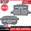 EXPPOWER Rear Ceramic Brake Pads w/Hardware for Sebring Avenger Caliber