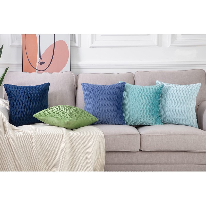 Madizz Pack of 2 Super Soft Velvet Decorative Cushion Covers