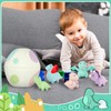 Hkojewp Dinosaur Stuffed Animal Set, Soft Dino Plush Dinosaur Toys,