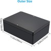 Otdorpatio Project Box ABS Black Electrical Boxes IP67 Outdoor Waterproof