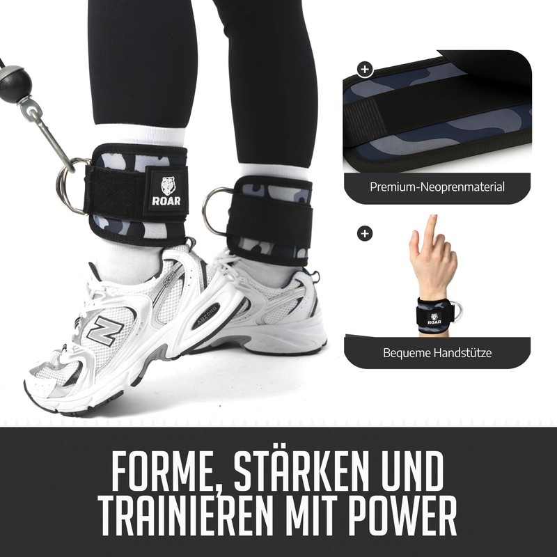 Roar® - Foot Straps Cable Pull, Foot Cuffs Cable Pull,
