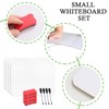 12Pcs Mini Whiteboard Set A4 Whiteboard 4Pcs Small Whiteboard with