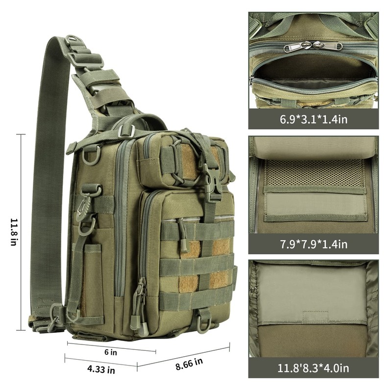 BLISSWILL Fishing Backpack Outdoor Tackle Bag Large Water-resistant Fish pack