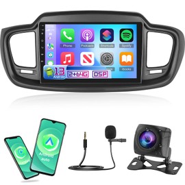 NHOPEEW [2+64G] Android Stereo for KIA Sorento 2015-2020 with Wireless Carplay and Android Auto, 10.1 inch Touchscreen Aftermarket Radio with DSP, WiFi, GPS, Mirror Link, SWC + Backup Camera + Canbus