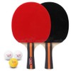 [通拓商品]Table Tennis 2 Player Set 2 Table Tennis Bats Rackets