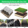 Gravel Ground Grid 9ft x 17ft, Geo Grid for Ground