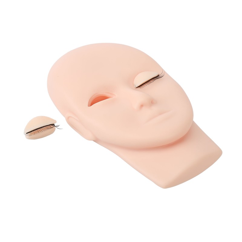 Eyelashes Extensions Practice Kit 3 Color Eyelash Mannequin Head 3