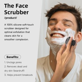 Face Scrubber,  Premium Silicone Face Scrubber Handheld Facial Cleansing Brush S
