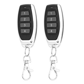 2pcs 433MHZ 4 Button Remote Control Duplicator for Electric Door