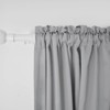 Light Grey Valance Curtain 12 inches Small Short Mini Window