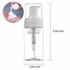 5 Pcs 100ml/3.04oz Clear Plastic Foaming Hand Wash Dispenser Empty