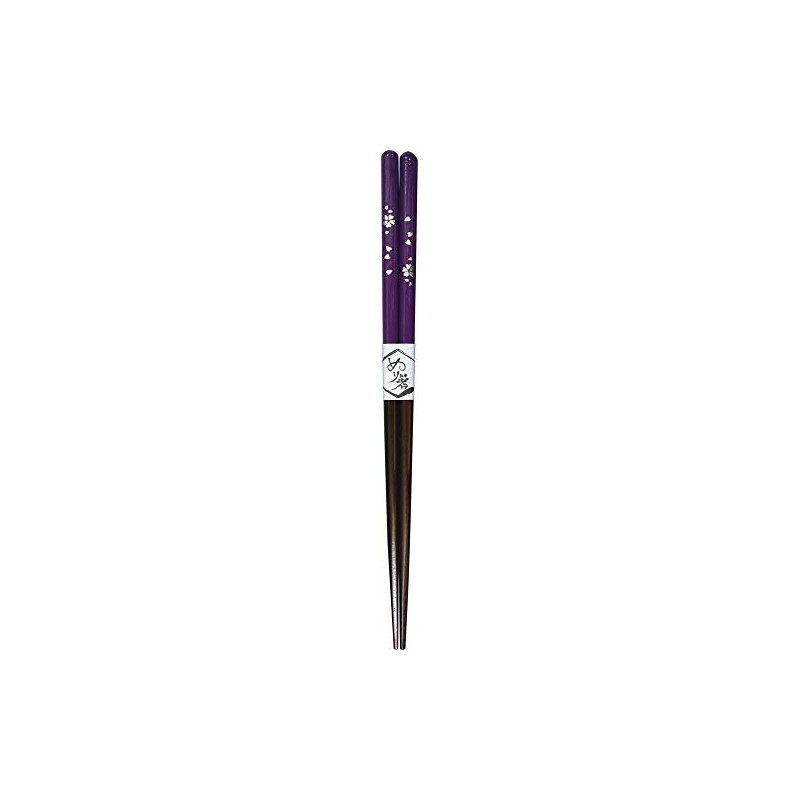 Alphax 906216 Chopsticks Purple 8.9 inches (22.5 cm) Painted Chopsticks