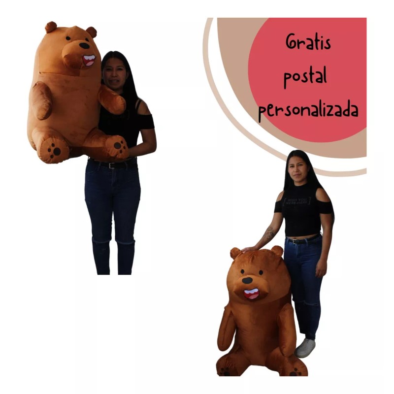 Teddy Babys Oso Pardo Sentado Escandaloso Peluche Ultrasuave X 1