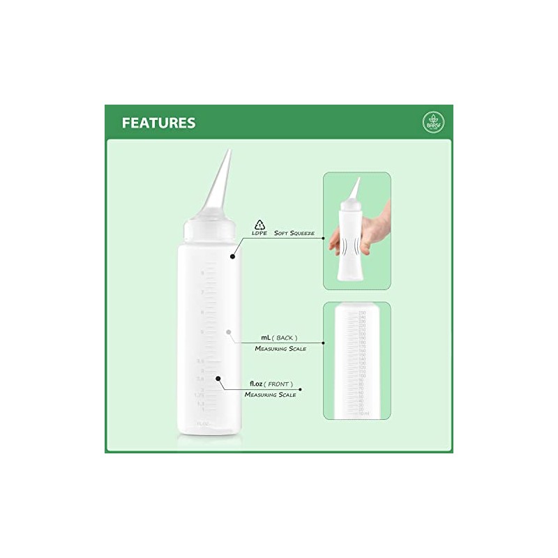 Bar5F Applicator Bottle with Angled Tip 8.5 ounce (Pack of