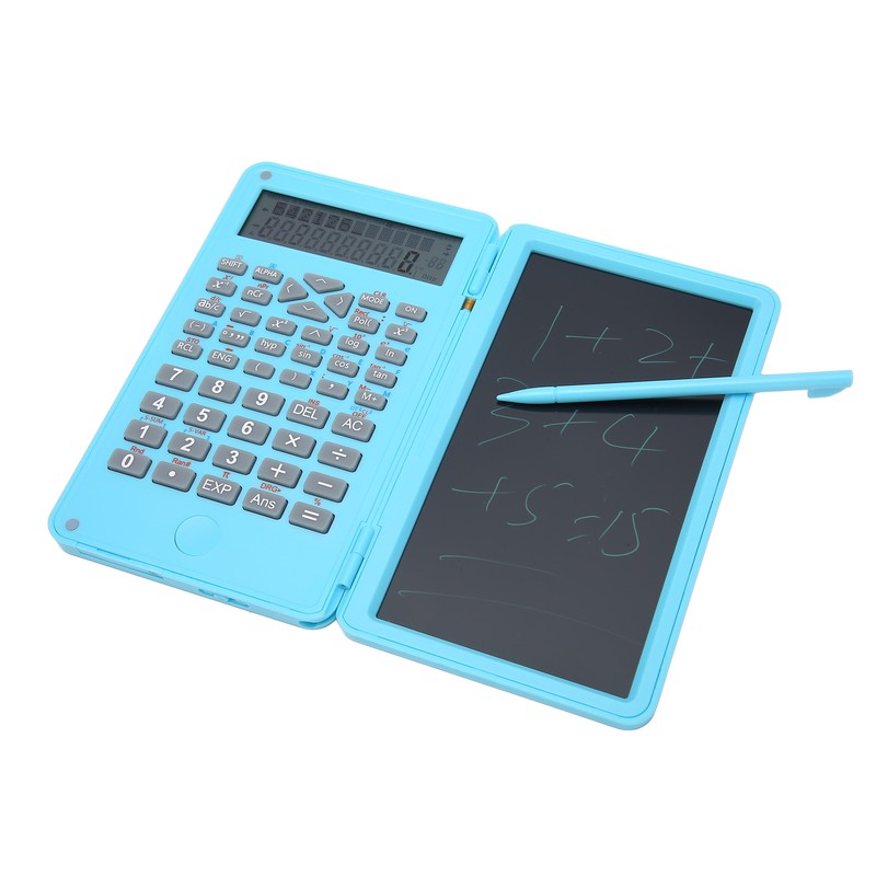 Calculator with Notepad Portable 10 Digits LCD Display Scientific Calculator