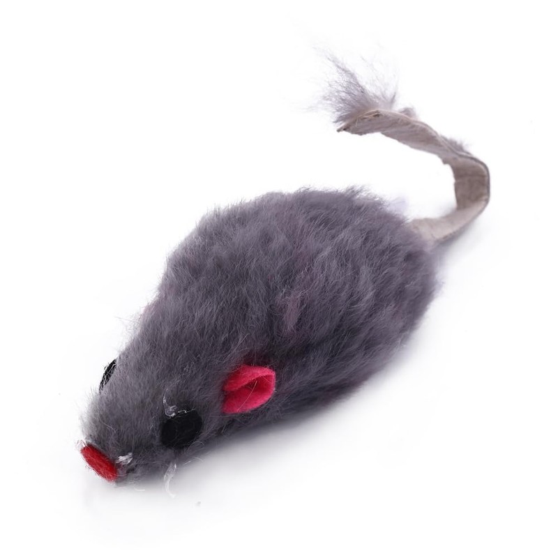 SUNCHSEN Real Rabbit Fur Mice Toys Pet Toy Children's Toys