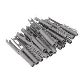 25pcs Curling Perm Rod Hair Styling Short Safe Perming Rod Hair Perm Rods Rollers Clips Root Tool Kit Home Rollers Curler Clamp Hair Styling Tool for Girlfriend Salon Barber