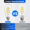 E ENERGETIC LIGHTING ST58/ST18, LED Filament Light Bulbs, 3CCT, 2700K/4000K/5000K,High