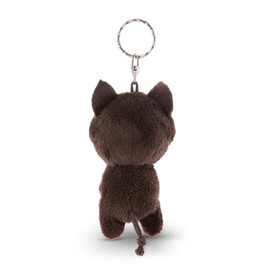 NICI Glubschis Husky Barkley Keyring 9 cm, Plush Toy Pendant with Key Ring, Stuffed Toy Key Holder
