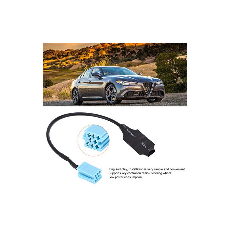 Ymiko Car Bluetooth for Audio Adapter Radio Stereo Accessories Bluetooth
