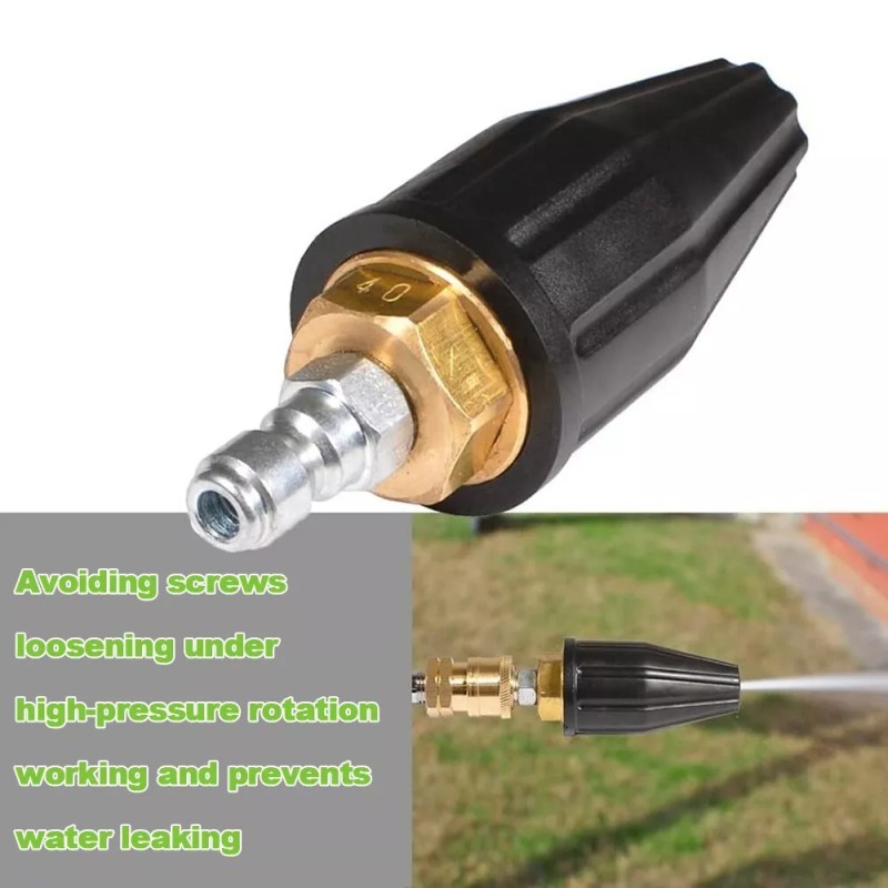 YAMATIC Pressure Washer Turbo Nozzle for Hot Water 360° Rotating