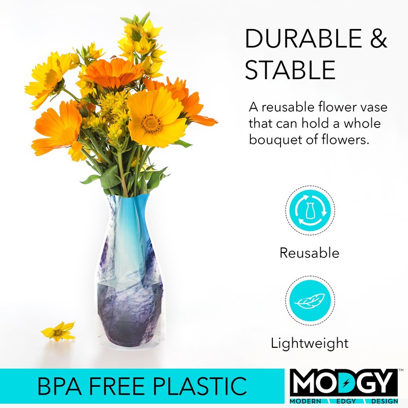 MODGY Love Noir Collapsible Vase, 1 EA