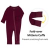 GUISBY Rayon Baby Pajamas with Mitten Cuffs, Soft Long Sleeve