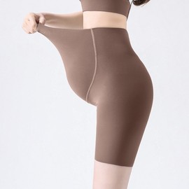 Mamkong Maternity Yoga & Exercise Leggings Brown Black/M