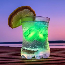 Inspiration Ice Green Light Up Ice Cubes (Pack of 12)