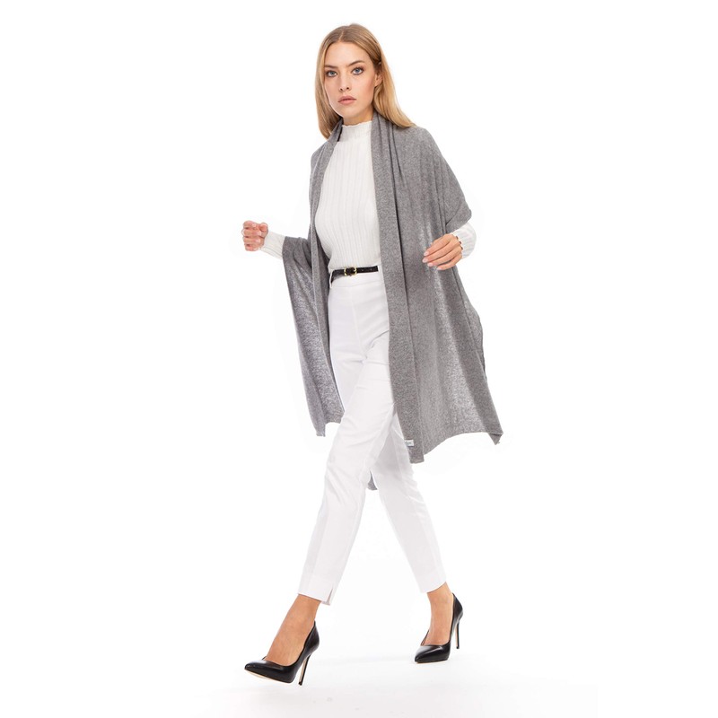 Marine Cashmere - Cashmere Blend Stole for Women, Delicate and