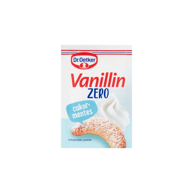 Dr. Oetker Vanillin Zero Sugar-Free Vanilla Flavouring, 8 g, 5-Pack