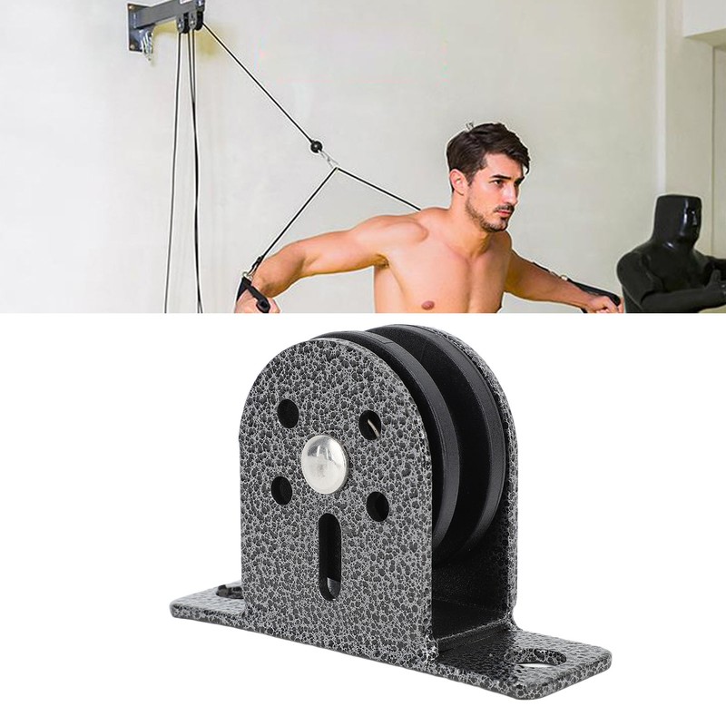 Wall Mount Pulley Wheel Iron Heavy Duty Traction Silent Fixed