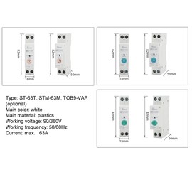 Tuya WiFi Intelligent Switch Portable Home Automation DIY Breaker Timing Control Voice Control Switch Compatible with Assistant and Alexa